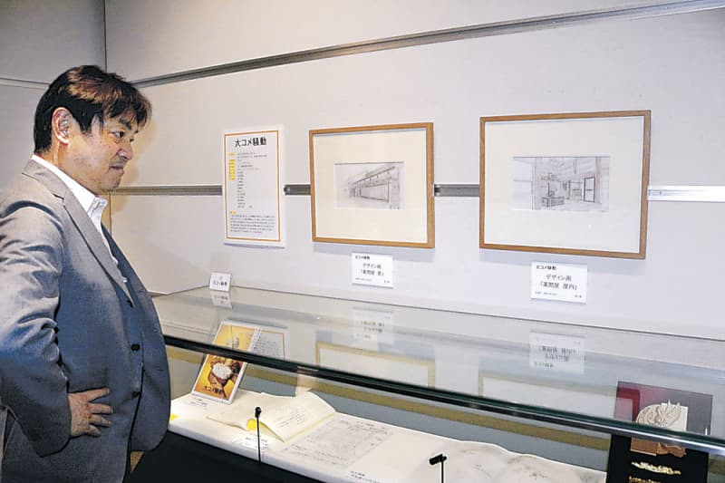 "Learn about the relationship between Toyama and movies" Director Motoki visits the permanent exhibition at the Takashi Koku Literature Museum