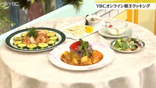 Home and studio connection online parent-child cooking Yamagata