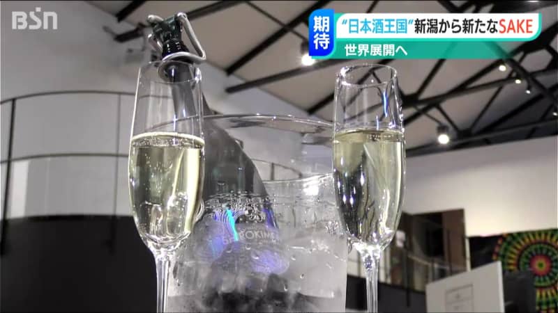 From the “Sake Kingdom” Niigata to Japan and the world…“Sparkling type sake” is newly born