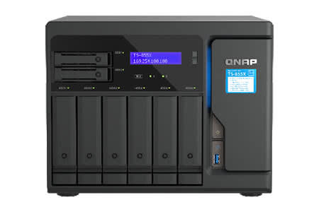 Force Media releases high-performance 8-core 10GbE NAS "TS-855X"