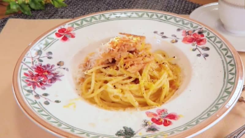 Delicious with chai and bread!2 Arrangement Recipes for ``Carbonara'' Sauce by Superlative Italian Chef