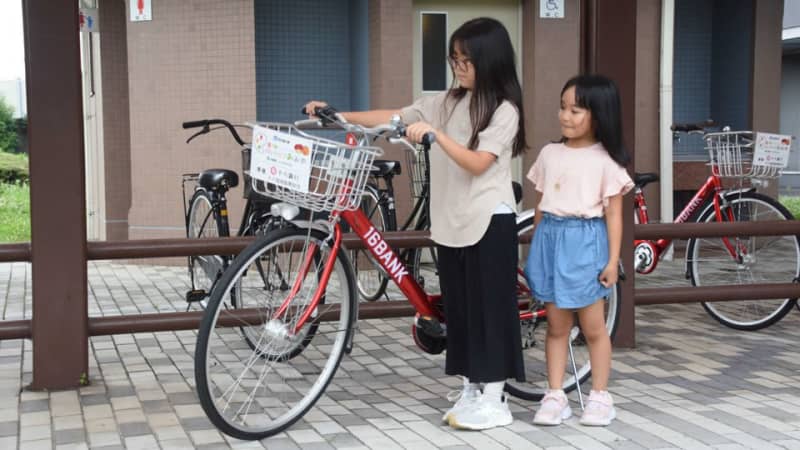 Use it for strolling around town and watching high school baseball games … Demonstration experiment of rental bicycle Gifu / Ono Town starts practically free