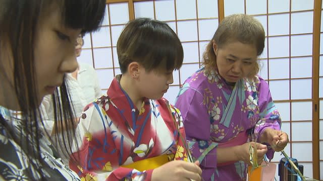 "Tanabata Festival" at evening junior high school in Mitoyo City Experience local exchange and traditional events Kagawa