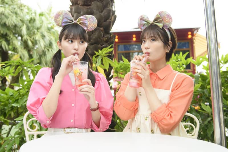 Nogizaka46 Sakura Endo & Rei Kiyomiya enjoy Disney Resort with bare hands "It was fun! Happiness"
