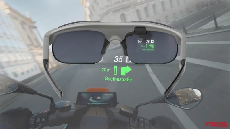 スカウター超えの未来キタ！！ BMWがスマートグラスを発表、ナビや速度をリアルタイムで視界に投…