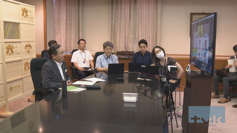Governor Kuroiwa and people with disabilities exchange opinions online Kanagawa