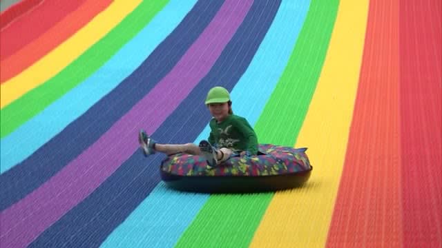 Summer activities to enjoy at the "ski resort" ♪ Even kindergarteners get excited about the "Rainbow Slider"! [Niigata/Yuzawa Town]