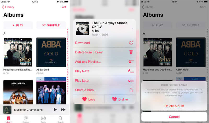 How to delete music from an iPhone or iPad