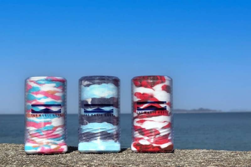 ``Troublesome'' that causes fires → ``Popular people'' that are useful in camping ``Garbage'' in the Imabari towel manufacturing process becomes brilliant...