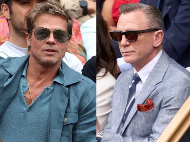 Brad Pitt, Daniel Craig and other celebrities at Wimbledon final day
