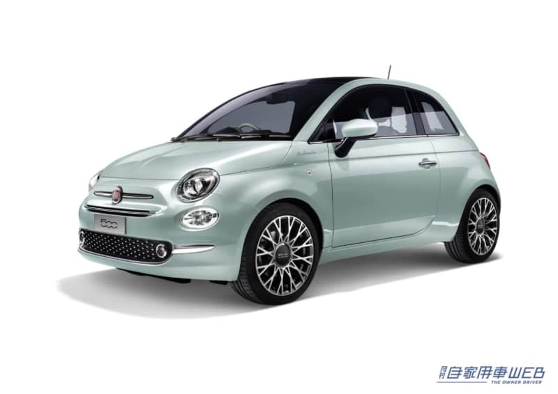 FIAT 500, special edition car "66 / 500C Sempre Verde" limited to commemorate the 500th birthday ...