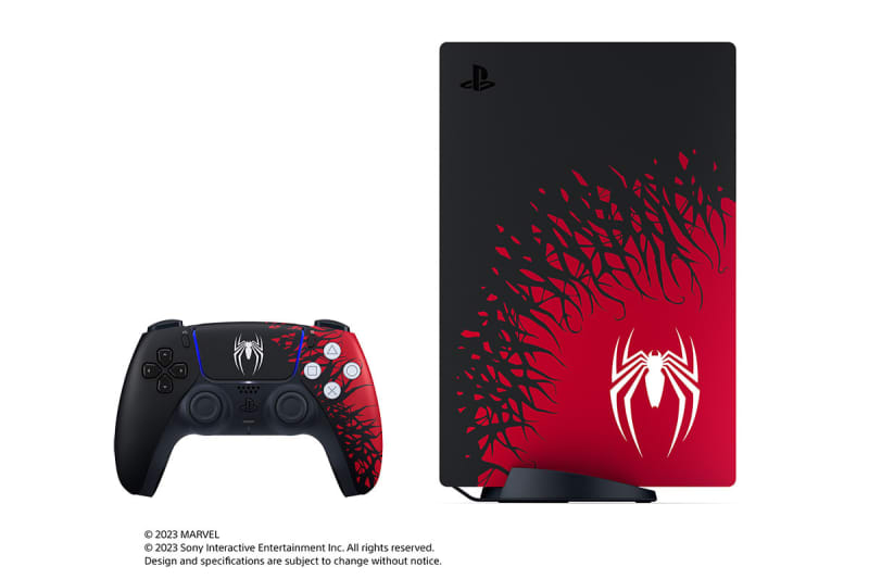 A design featuring "Marvel's Spider-Man 5" appears on PS2!Approaching...