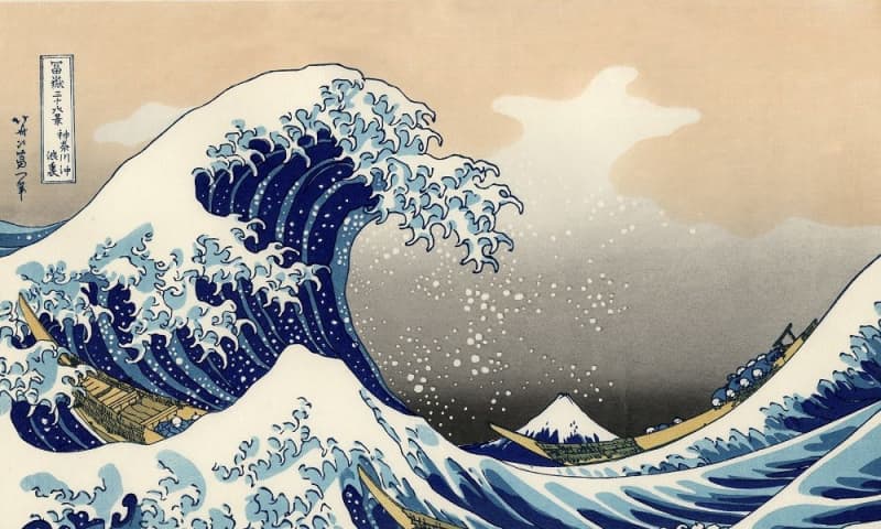 Classical music influenced by Japonisme such as Katsushika Hokusai and Debussy's Sea