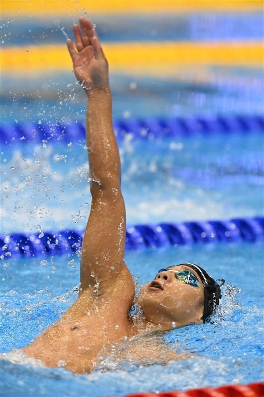男子200背の 竹原は準決勝敗退　世界の壁痛感「全然納得いってない」　世界水泳福岡大会