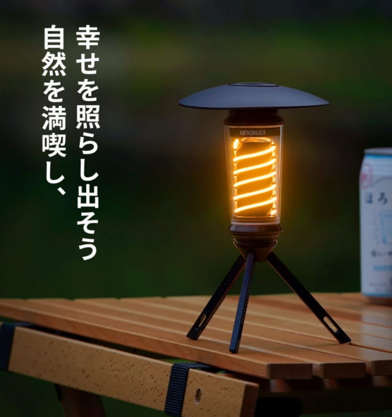 Cool retro design!Introducing a palm-sized rechargeable LED lantern