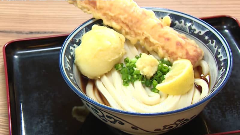 Miki and Subaru are also recommended!``Kamatake udon'', a dish loved by Osaka entertainers