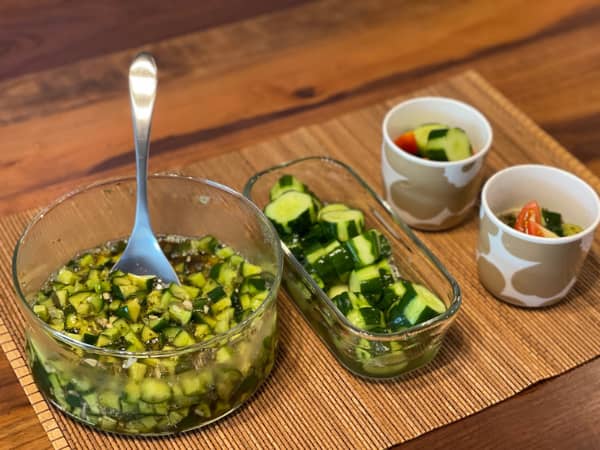 Consume a lot of cucumbers!Easy recipes you can make at home