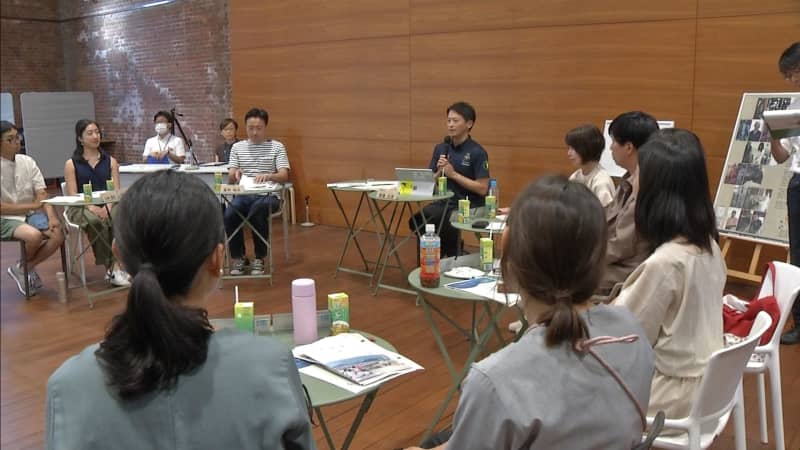 Governor and citizens directly exchange opinions on the theme of "migration" to Awaji Island