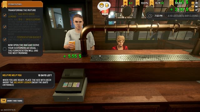 Original beer brewing sim & pub management SLG "Brewpub Simulator" play report - each…