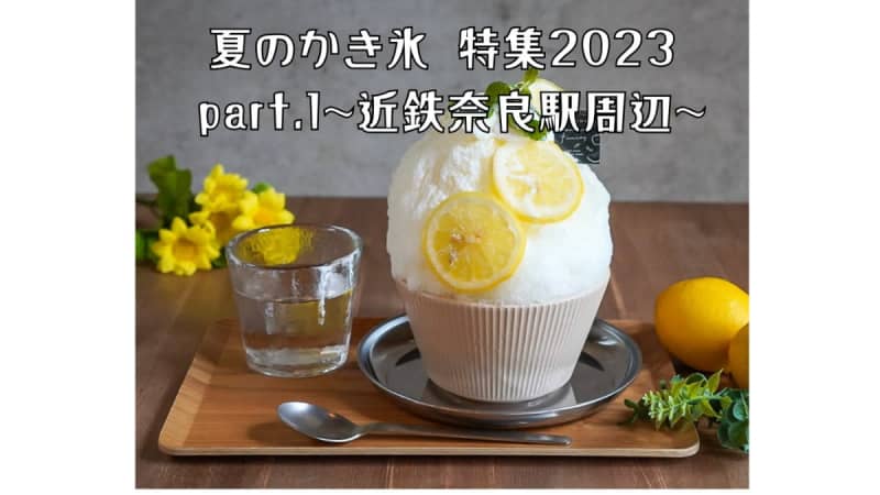 Within walking distance from "Kintetsu Nara Station" Nara shaved ice special feature [2023 latest edition]