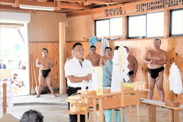 Grand Sumo Tournament Tamanoi stable held in Soma City, Fukushima for the first time in 4 years