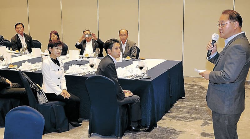 Governor Hase visits South Korea and holds dinner with Vice Governor of Jeollabuk-do
