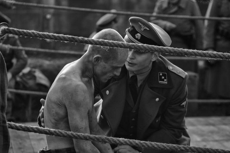 Boxing match between Jews in concentration camp Loser shot in the head "Auschwitz Survivor" main video