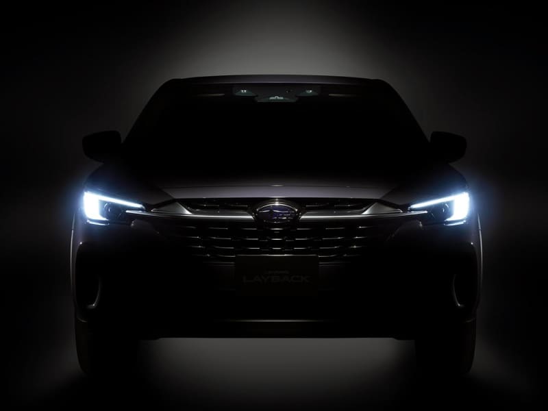 スバルが新型SUV「レヴォーグ レイバック」のティザー画像を公開。発表は2023年秋の予定。