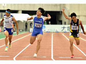 Sugano (Koyo Iwaki), 100rd place in Men's 3 Delight Inter-High Athletics