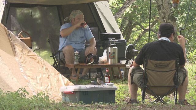 In search of coolness, the number of “solo camps” is increasing