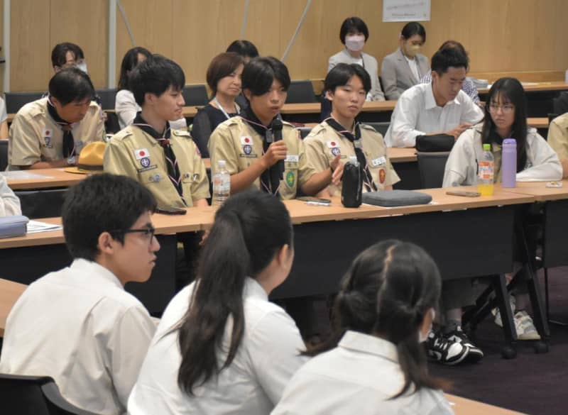 Opinions on AED dissemination and enlightenment Ibaraki/Mito high school students forum