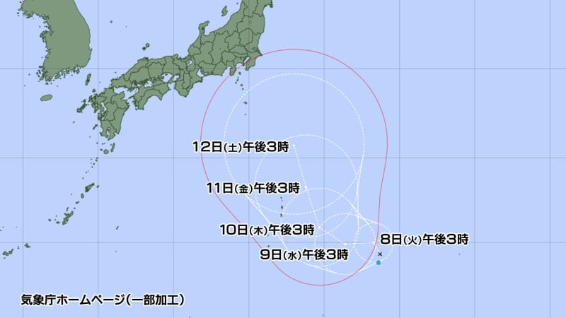 【台風情報】台風7号発生か“関東の南東海上へと進んでくるコース”SNSでは「コミケ直撃は勘弁し…