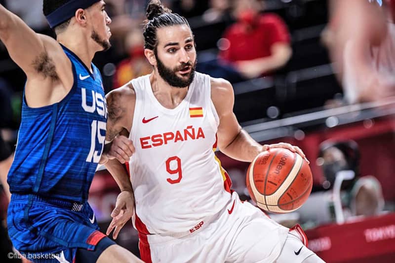 Defending champion Spain playmaker Rubio announces withdrawal from tournament ``for mental health'' [World Cup Basketball]