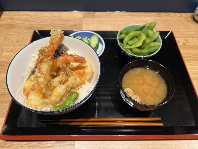 [Sendai City] Tempura bar is now open!Tendon lunch with 2 prawns and 6 kinds of tempura