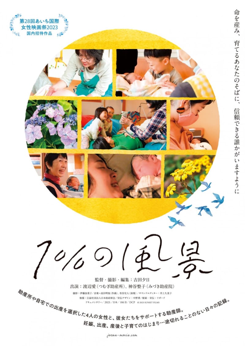 Documentary “1% Scenery”, which focuses on births at midwifery centers and at home, will be released in November.