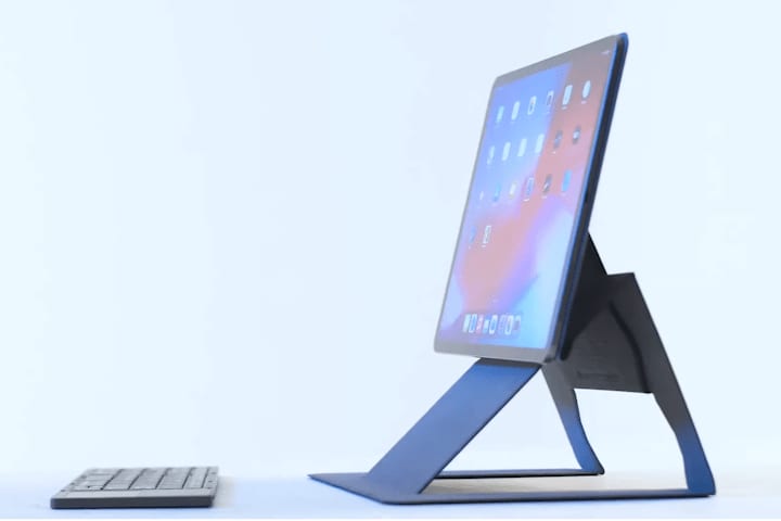 iPad to desktop PC? iPad case stand "Okami Pad" with 1 roles in 3 unit