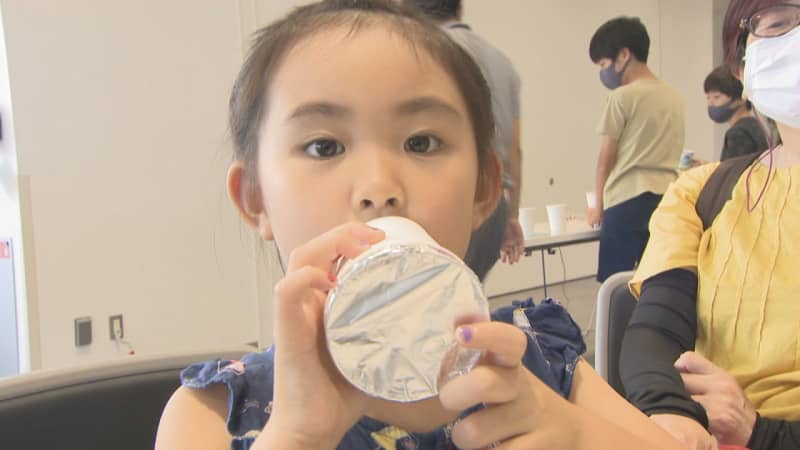 Experience the invisible "sound"!Children making thread telephones and speakers Takamatsu City