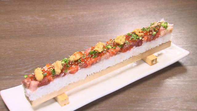 "Super long sushi" total length 30 cm!Compelling … 3 popular gourmet dishes in Otaru City [Otaru]
