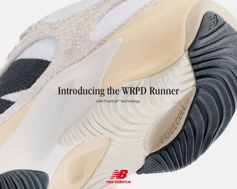 NEW sneakers "Warp Drunner" with an innovative design from New Balance!