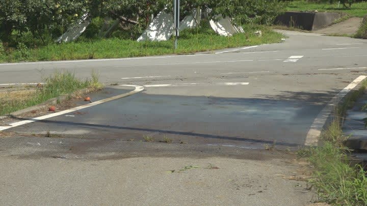 モモ畑の農道　自転車が転倒　50代女性が重体　山梨・甲州市