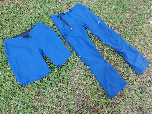 Climbing pants "long or short" merit / demerit commentary and "matching technique" report