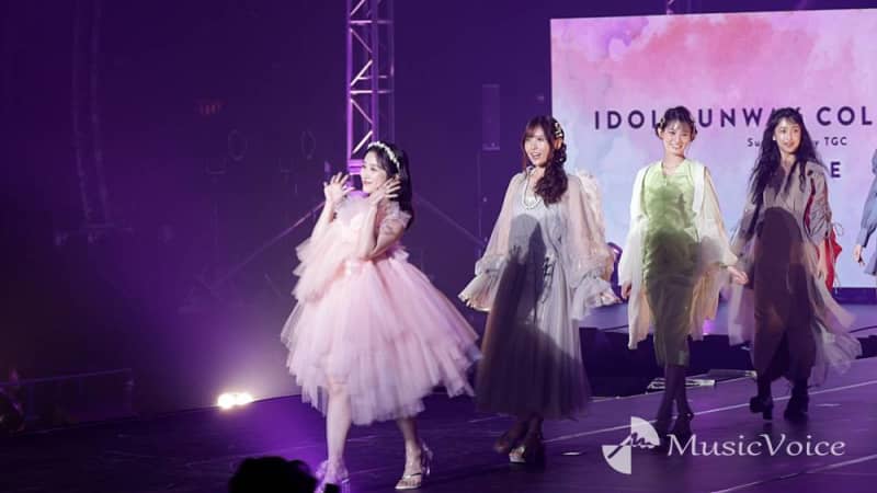 Nako Yabuki opens with the top batter First held "IDOL RUNWAY COLLECTION"