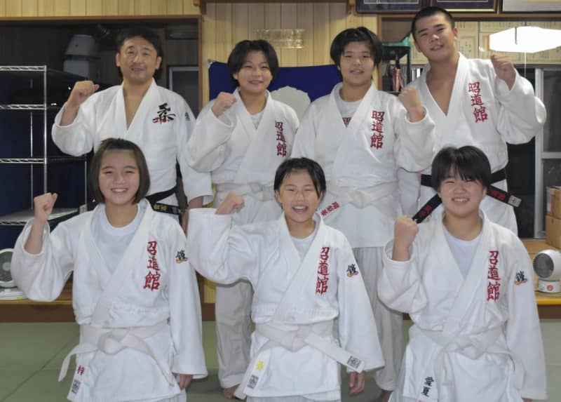 Junior High School Judo Aiming for Japan's No. 6 Shodokan Ikeuchi Dojo XNUMX people Ibaraki/Hitachinaka