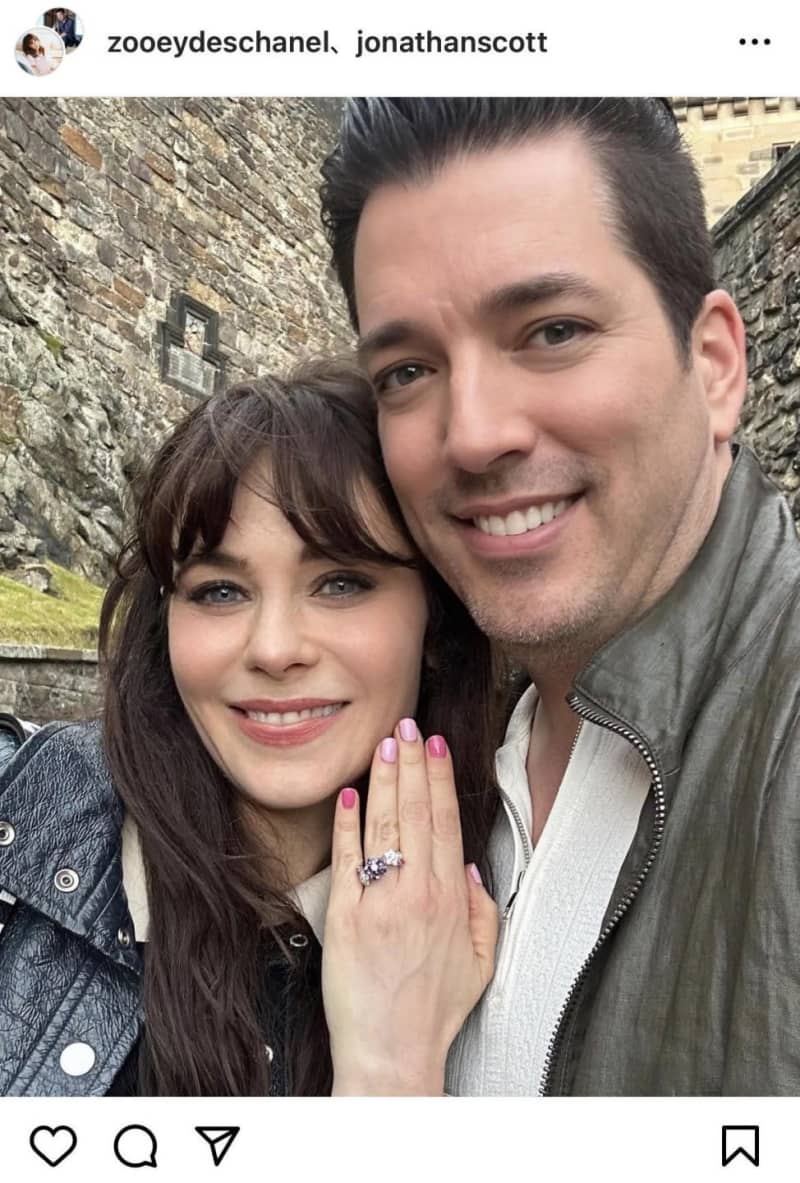 Zooey Deschanel 'Forever Begins Now' Engaged to Jonathan Scott After 4 Years!