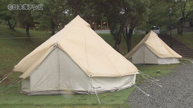 「ほどんがキャンセル…」台風４号の影響　島根県のキャンプ場には足早に荷物を片付ける人の姿　島根…