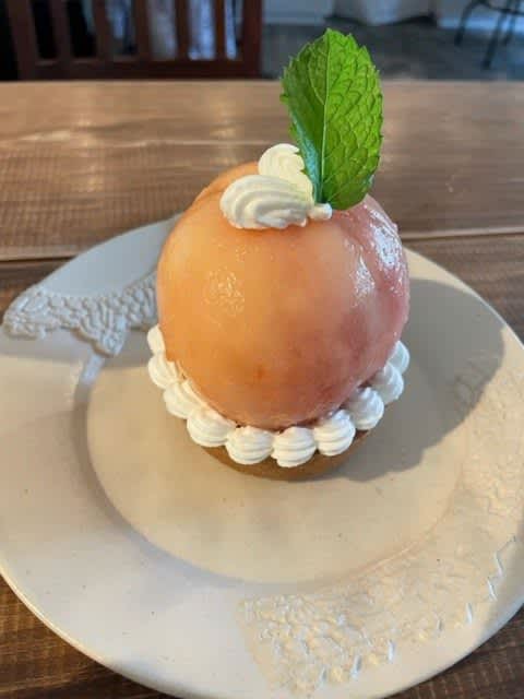 [Sapporo] Until the end of August!New sweets from the popular "allee cafe" are peaches♪