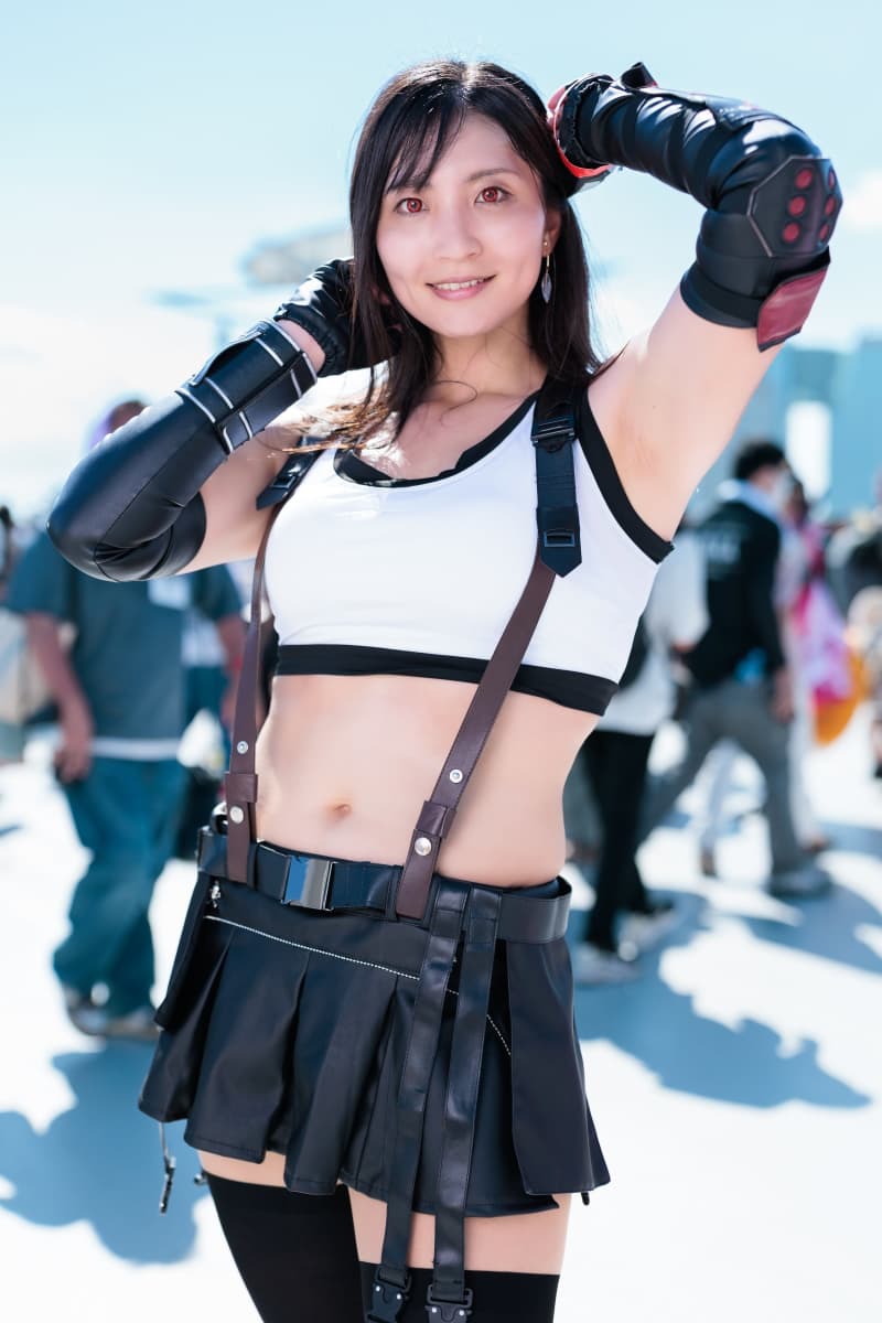 "Looks stronger than Cloud!"Muscle YouTuber Nora's "FF7" Tifa's point is "...