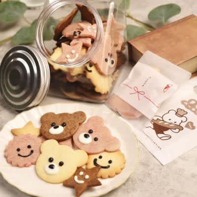 親子で作る、型抜きクッキー☆１つの生地で３種類の味☆