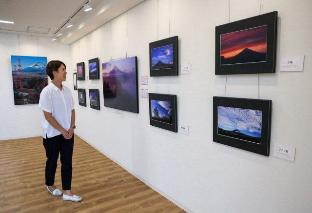 Fuji Taken from a sanatorium in Shizuoka Photo exhibition at Nagashima Aiseien in Setouchi