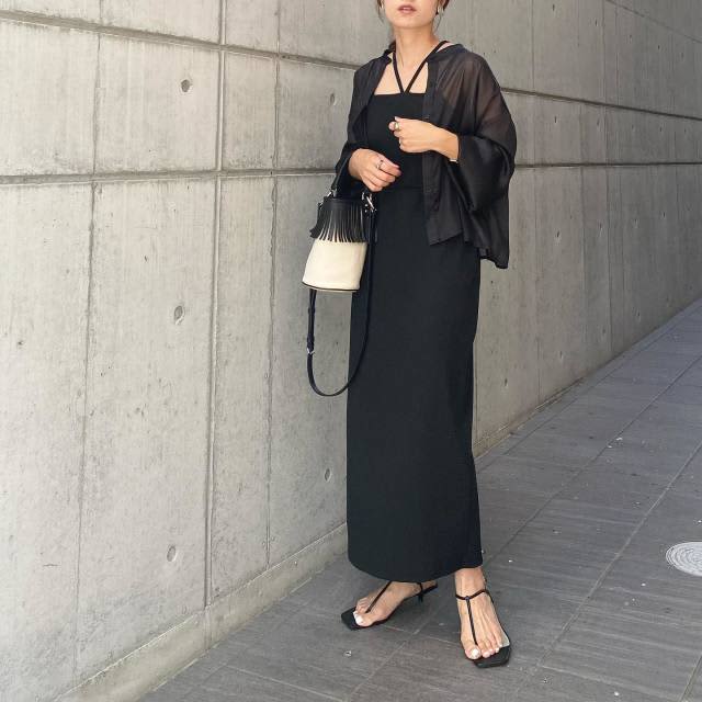 [Summer black coordination] OK on hot days!"5 ways" to make black coordination fashionable